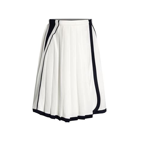 prada tennis skirt|Prada pleated skirt.